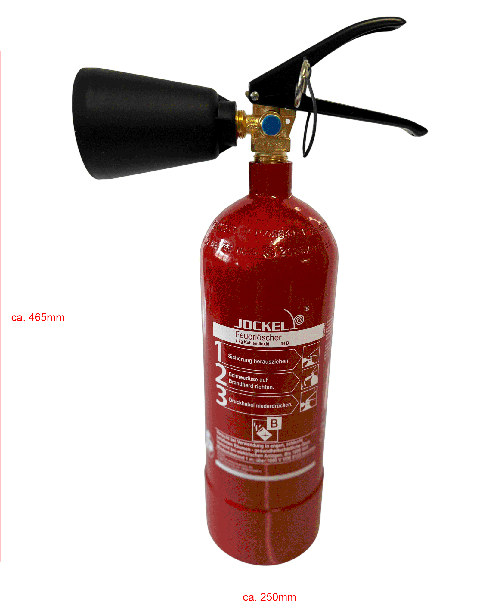 2 kg Co2 Feuerlöscher