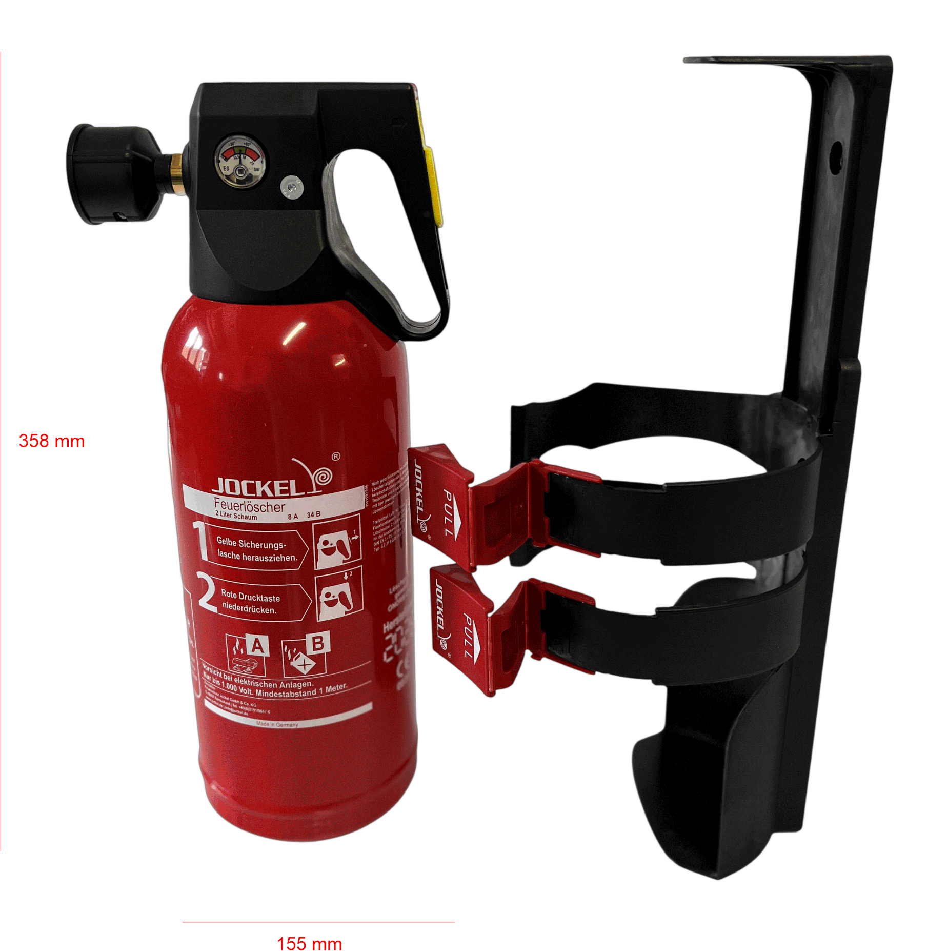 2L -30°C Schaum-Dauerdruck-Feuerlöscher
