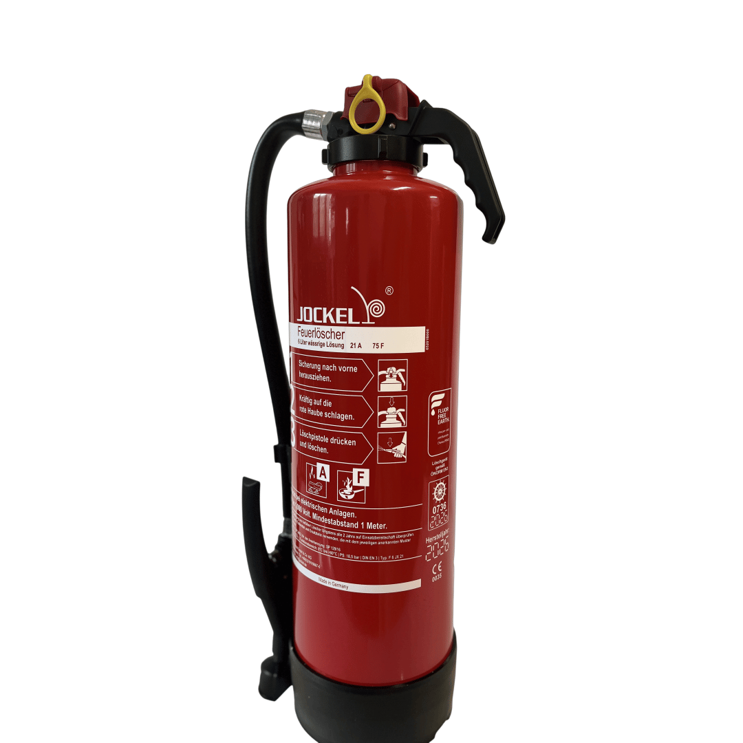 Brandschutzshop Rostek 6l Fettbrand Auflade-Feuerlöscher