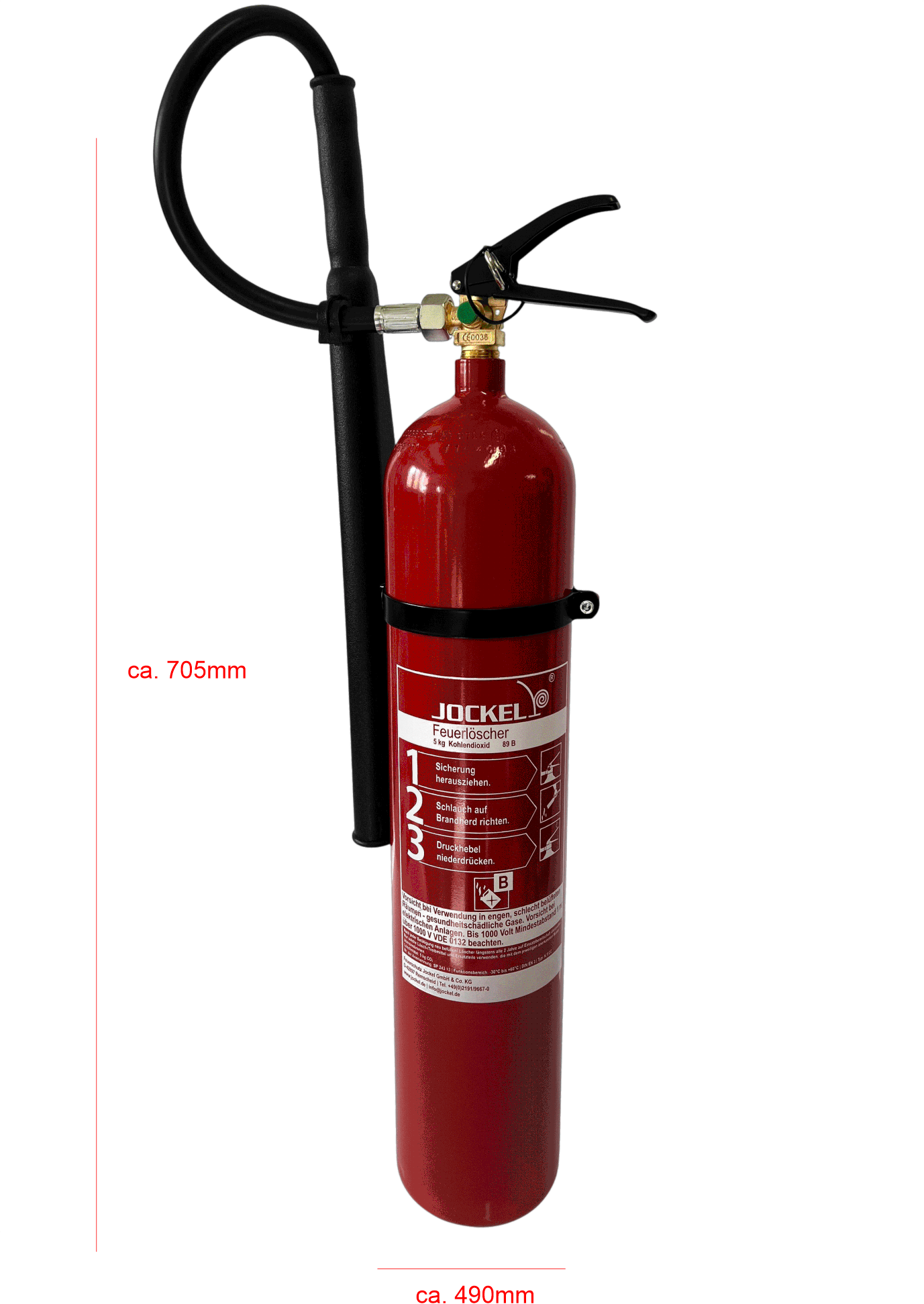5 kg C02 Feuerlöscher