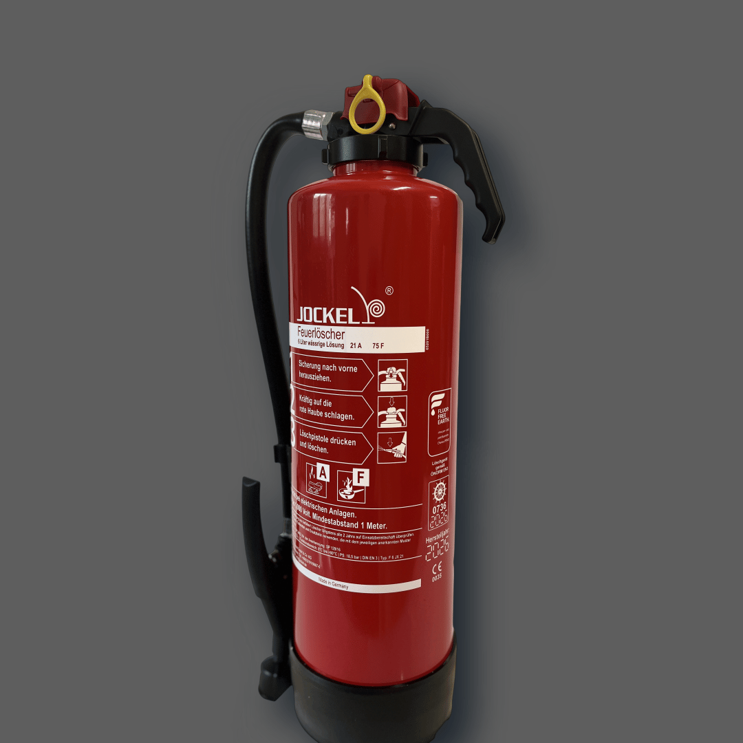 Brandschutzshop Rostek 6l Fettbrand Auflade-Feuerlöscher