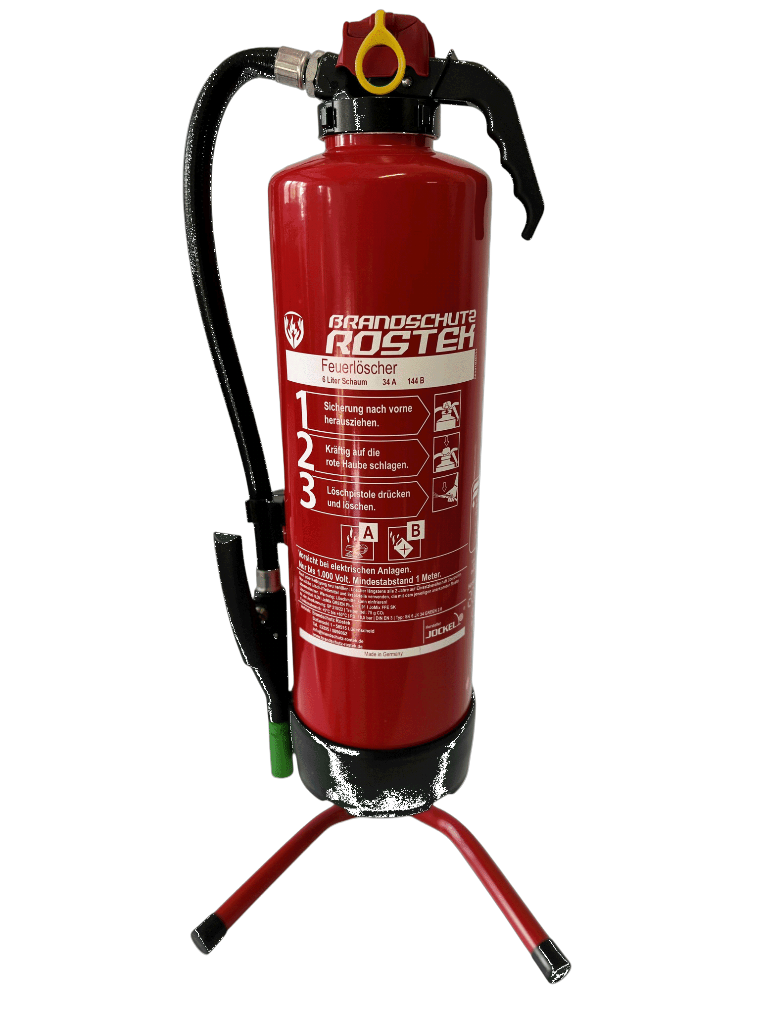 6 L Schaum-Kartuschen-Feuerlöscher