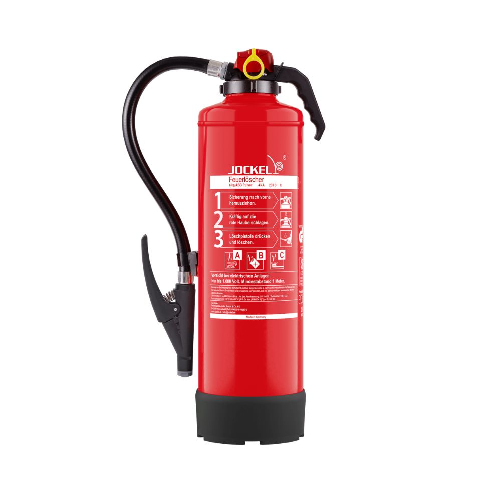 6 kg  Pulver-Auflade-Feuerlöscher