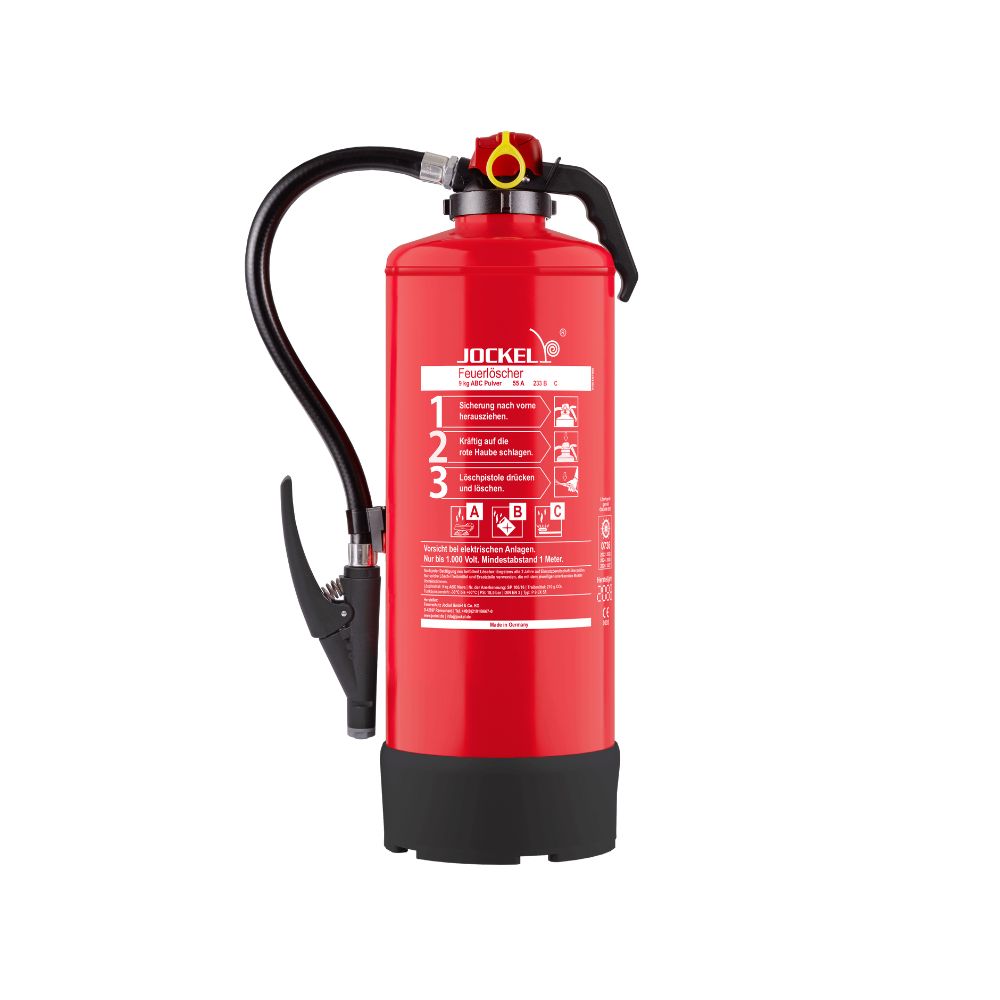 9 kg  Pulver-Auflade-Feuerlöscher