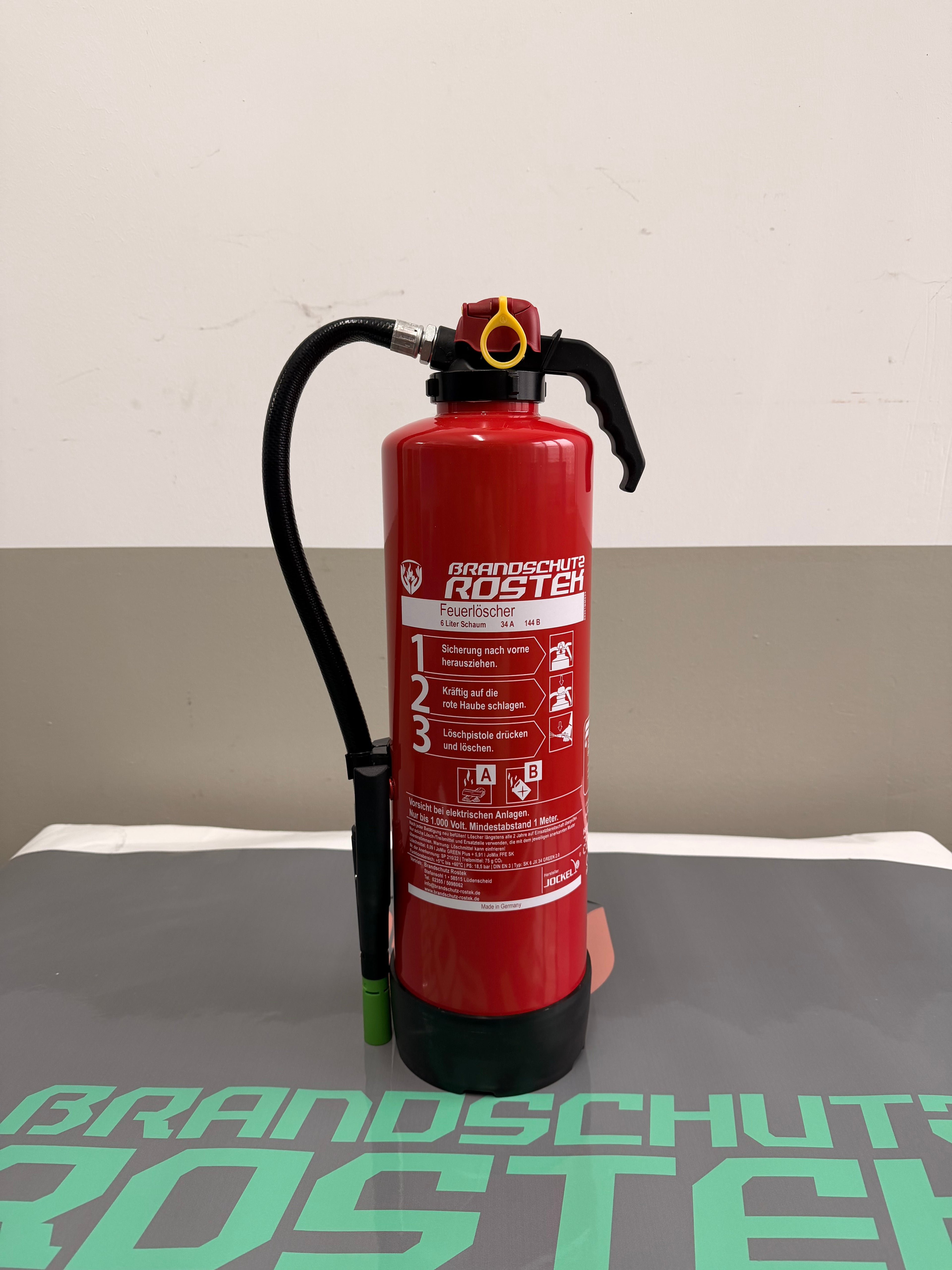 6 L Schaum-Kartuschen-Feuerlöscher